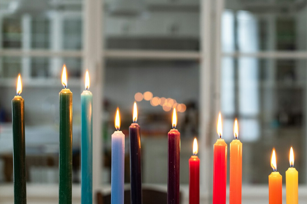 danish hygge with candles
