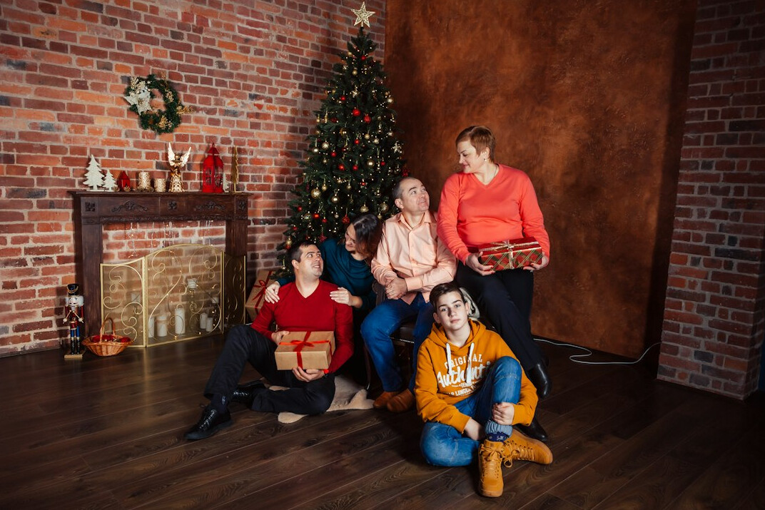 danish christmas family gathering