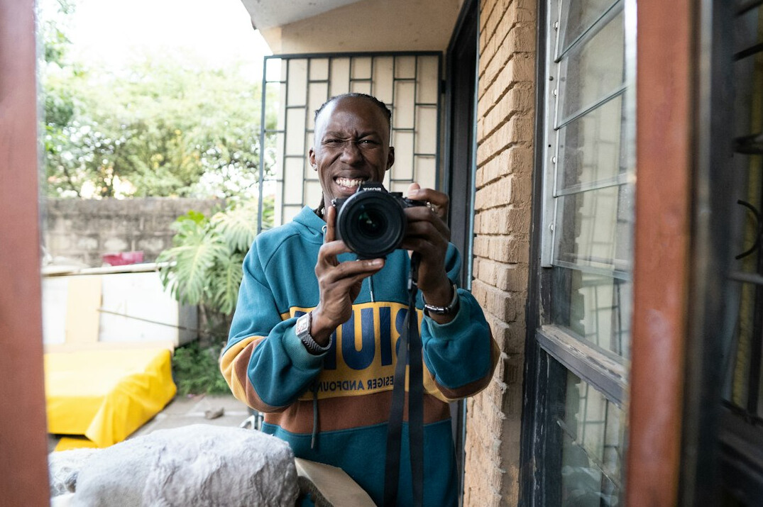 Danish male documentary photographer smiling